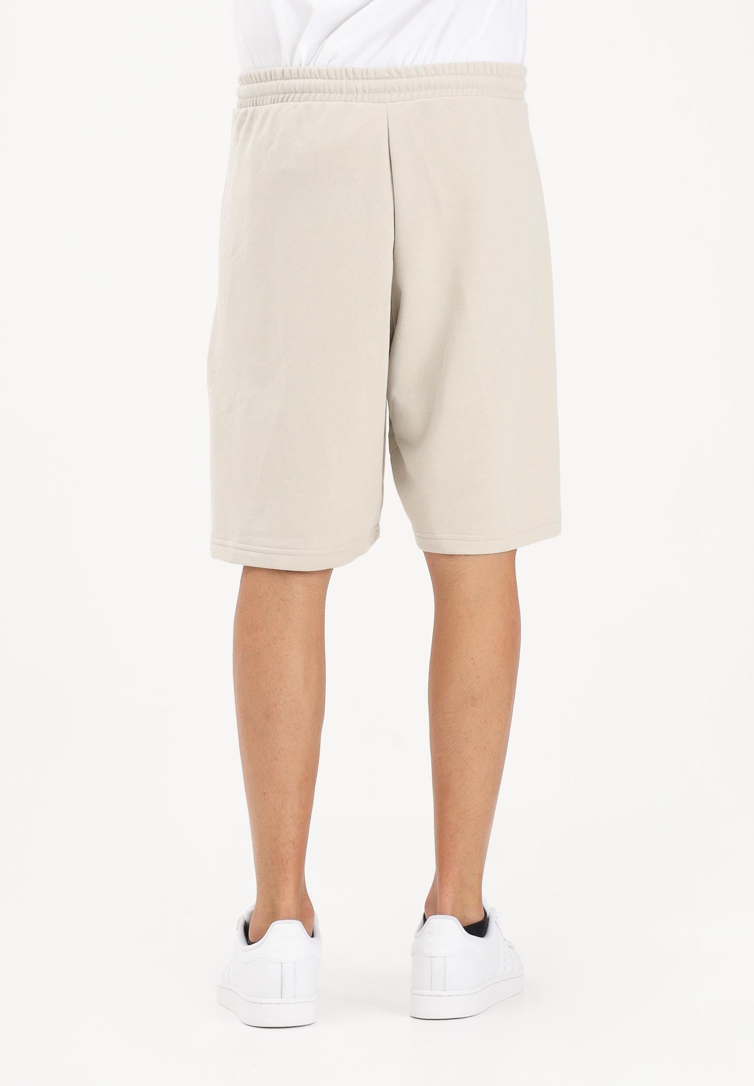 ADIDAS PERFORMANCE Shorts sportivo Essentials Logo Grande French Terry beige da uomo JE8955 . ADIDAS PERFORMANCE 