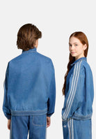 ADIDAS ORIGINALS Giubbotto di jeans in denim chiaro per bambino e bambina JC7878  ADIDAS ORIGINALS 