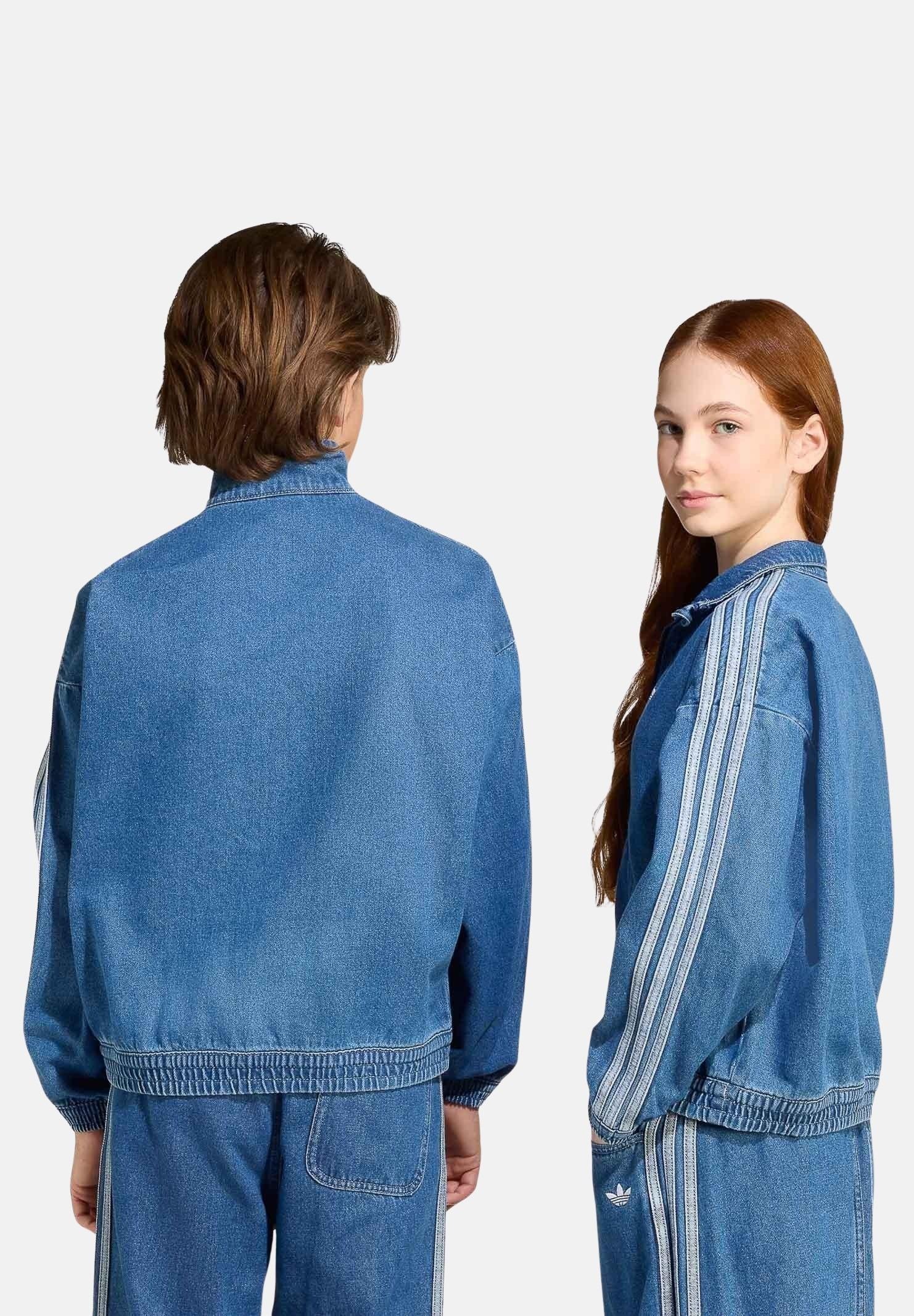 ADIDAS ORIGINALS Giubbotto di jeans in denim chiaro per bambino e bambina JC7878  ADIDAS ORIGINALS 