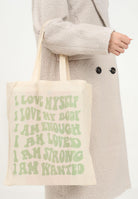 SANTAS Shopper Love in tessuto beige da donna LOVE BEIGE SANTAS 