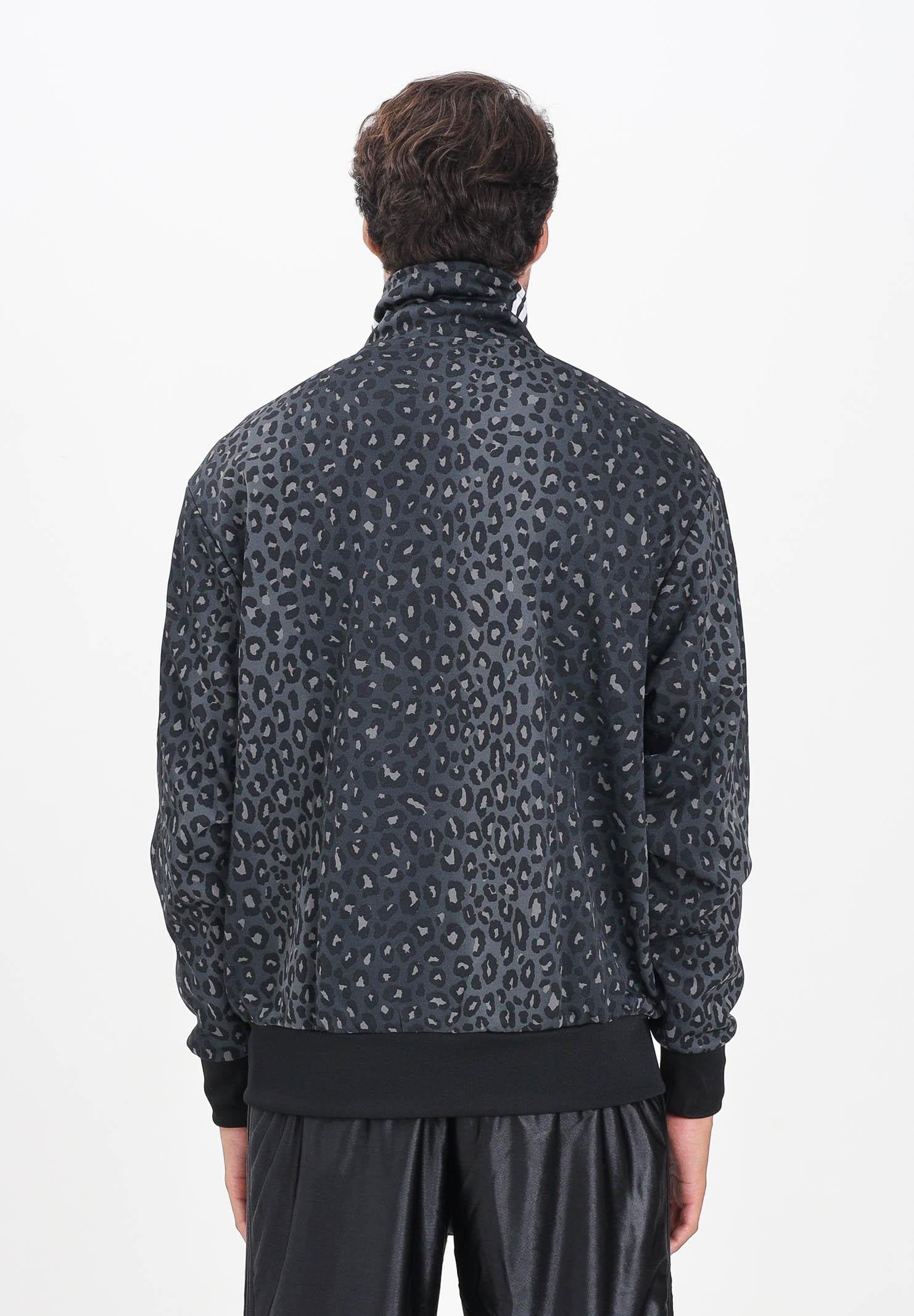 ADIDAS ORIGINALS Felpa con zip Firebird Loose Leo nera da uomo JV7579  ADIDAS ORIGINALS 