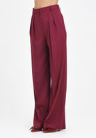 SIMONA CORSELLINI Pantalone elegante bordeaux da donna A25CPPA01202-C00201 V0741 SIMONA CORSELLINI 