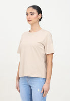 ONLY T-shirt a manica corta beige da donna 15270390 SILI ONLY 