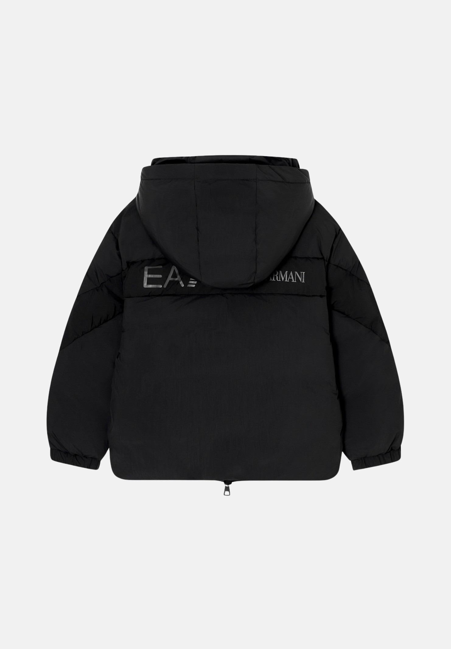 EA7 Piumino nero da bambino con logo 7B000233AF15951 UC001 EA7 