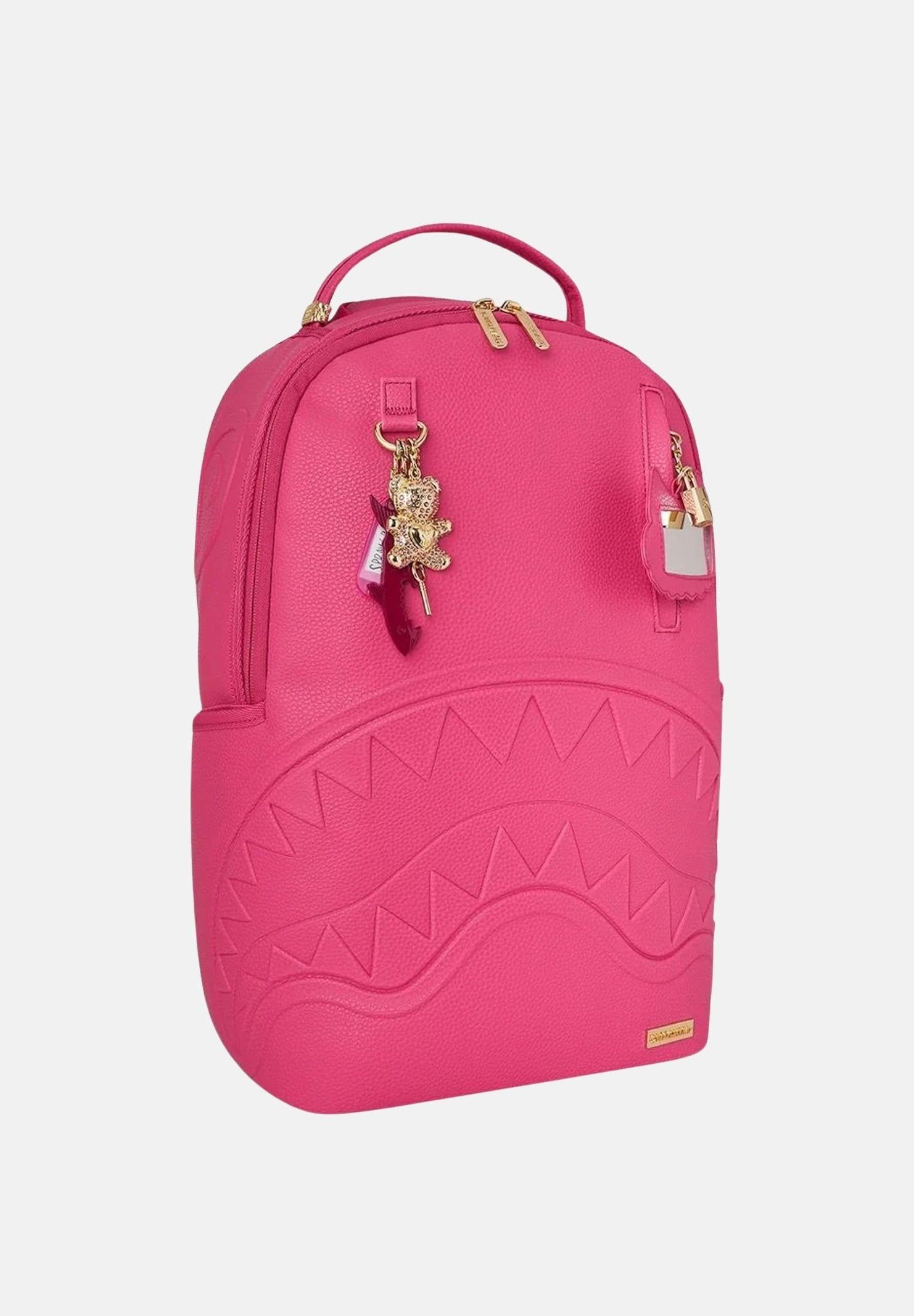 SPRAYGROUND ピンク サメデザイン リュック SPRAYGROUND Women's SHARK PINK ATTACK BACKPACK Fuchsia – Pavidas