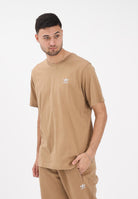 ADIDAS ORIGINALS T-shirt a manica corta Trefoil Essentials beige da uomo JX2824 . ADIDAS ORIGINALS 