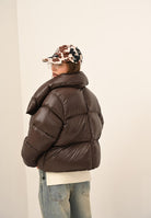 VICOLO Piumino marrone da donna TF0082 FU69 VICOLO 