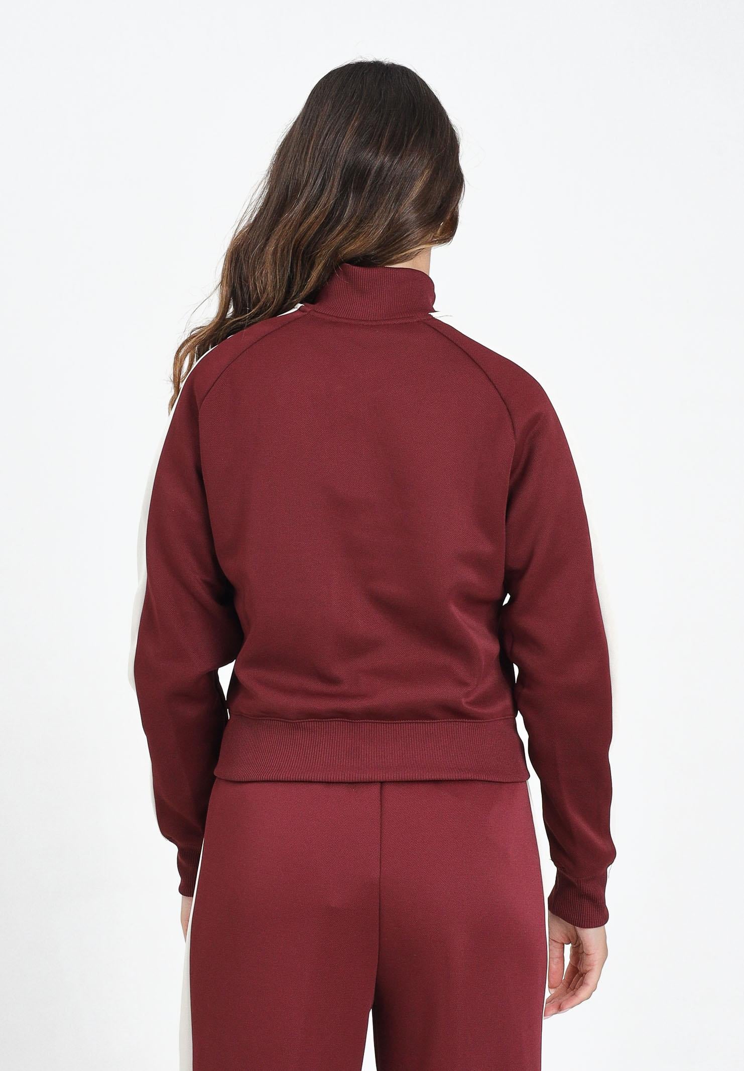 PUMA Felpa con zip T7 ALWAYS ON bordeaux da donna 629796 96 PUMA 