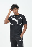 PUMA T-shirt a manica corta Graphic nera da uomo 688243 01 PUMA 