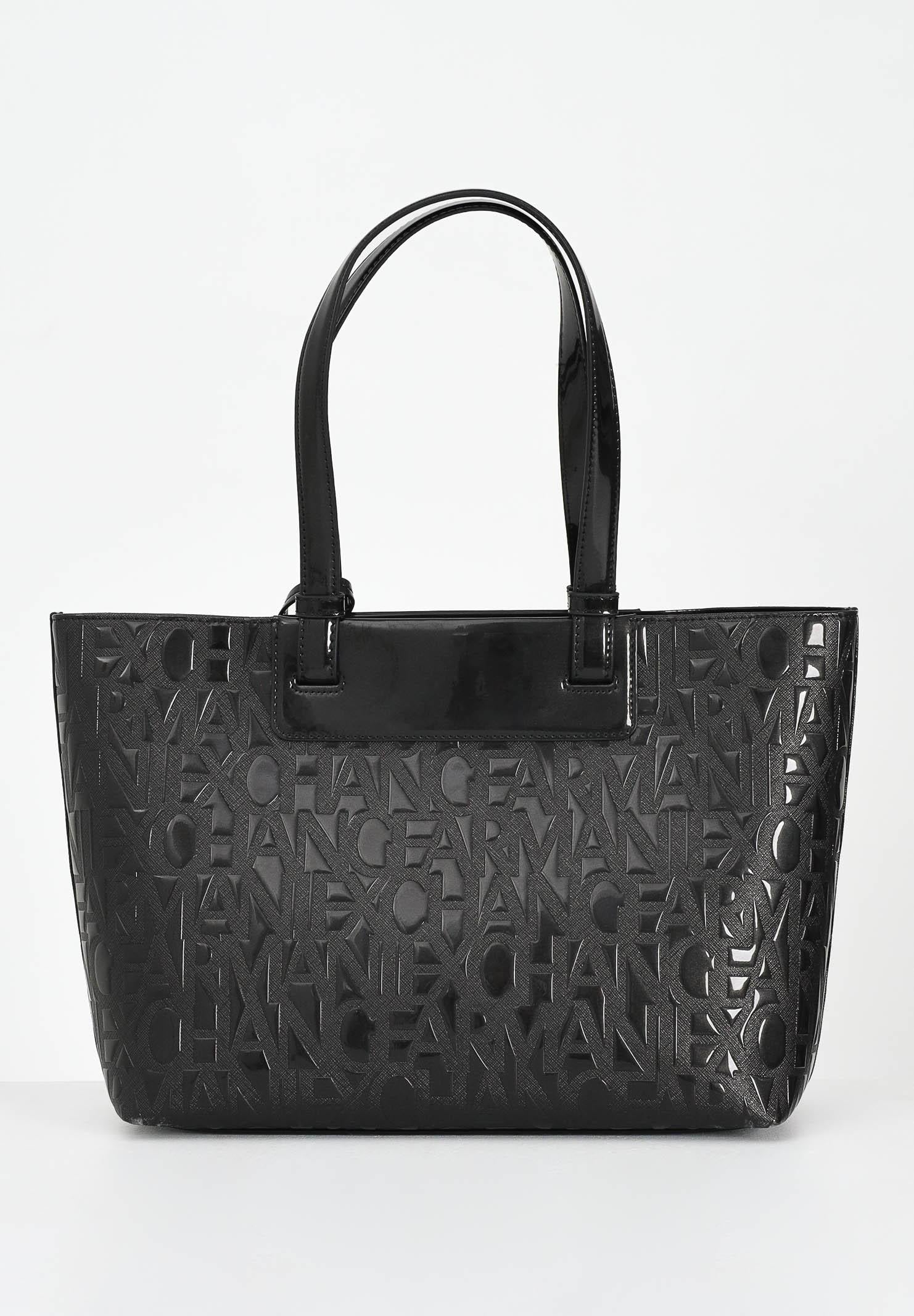 ARMANI EXCHANGE Shopper nera da donna con logo XW001481AF17290 UC001 ARMANI EXCHANGE 