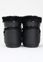 MOON BOOT Stivali da neve ICON LOW in ecopelliccia nera da donna 80D1409390 N001 MOON BOOT 