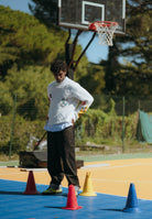 BARROW Maglione girocollo bianco per uomo e donna caratterizzato da patch multicolore F5BWUAJP115 013 BARROW 