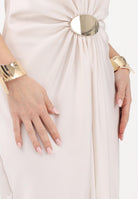 SIMONA CORSELLINI Abito lungo avorio da donna con bracciali P26CEAB11201 V0359 SIMONA CORSELLINI 