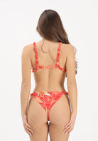 ME FUI Bikini arancione da donna caratterizzato da una stampa tropicale/floreale MF26-SW0330X11 . ME FUI 