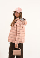 BLAUER Piumino ELLIS rosa da donna con cuciture nastrate a righe orizzontale 25WBLDC02177-007284 520GG BLAUER 