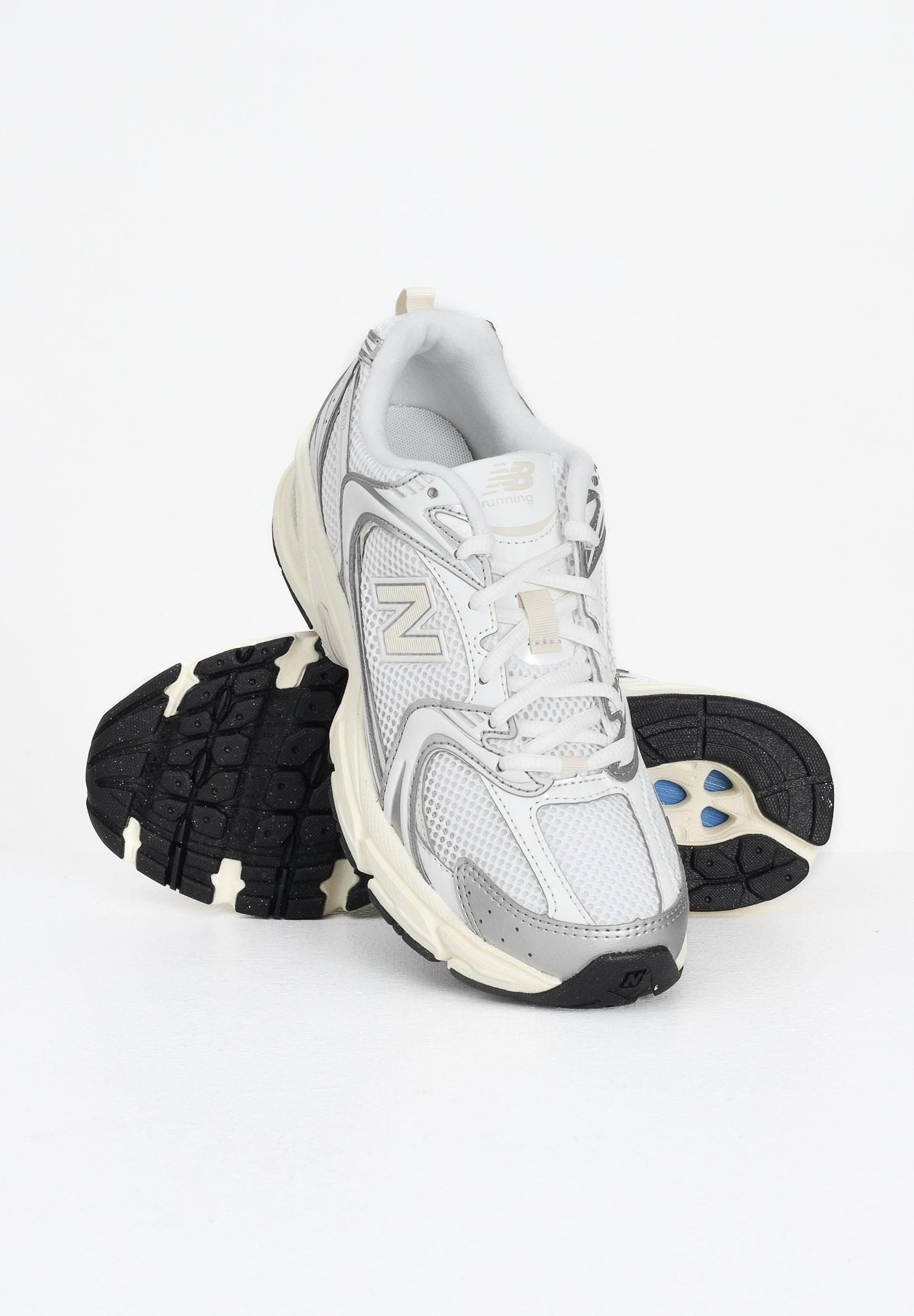 NEW BALANCE Sneakers 530 argento e panna da donna U530ESB  NEW BALANCE 