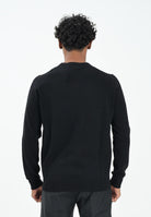 LYLE & SCOTT Maglioncino girocollo nero da uomo con logo KN2110VC Z865 LYLE & SCOTT 