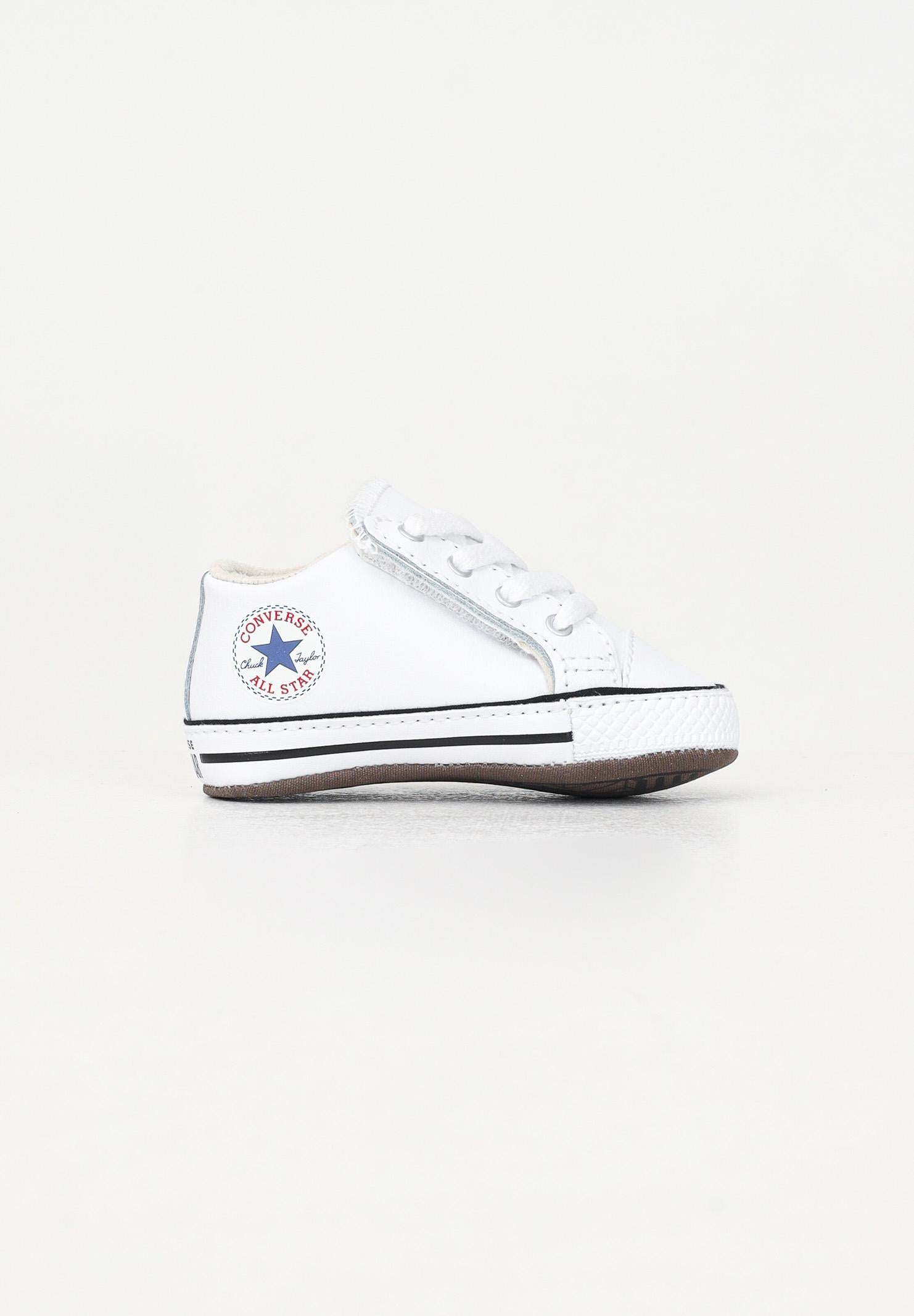 Scarpe da culla Chuck Taylor All Star Cribster bianche da neonato A02157C  CONVERSE 