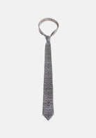 ELISABETTA FRANCHI Cravatta nera e panna da donna con stampa snake CR13L57E2 685 ELISABETTA FRANCHI 