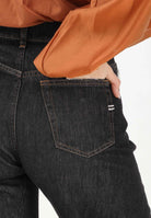 VICOLO Jeans Olly in denim nero da donna DF5284 NE VICOLO 