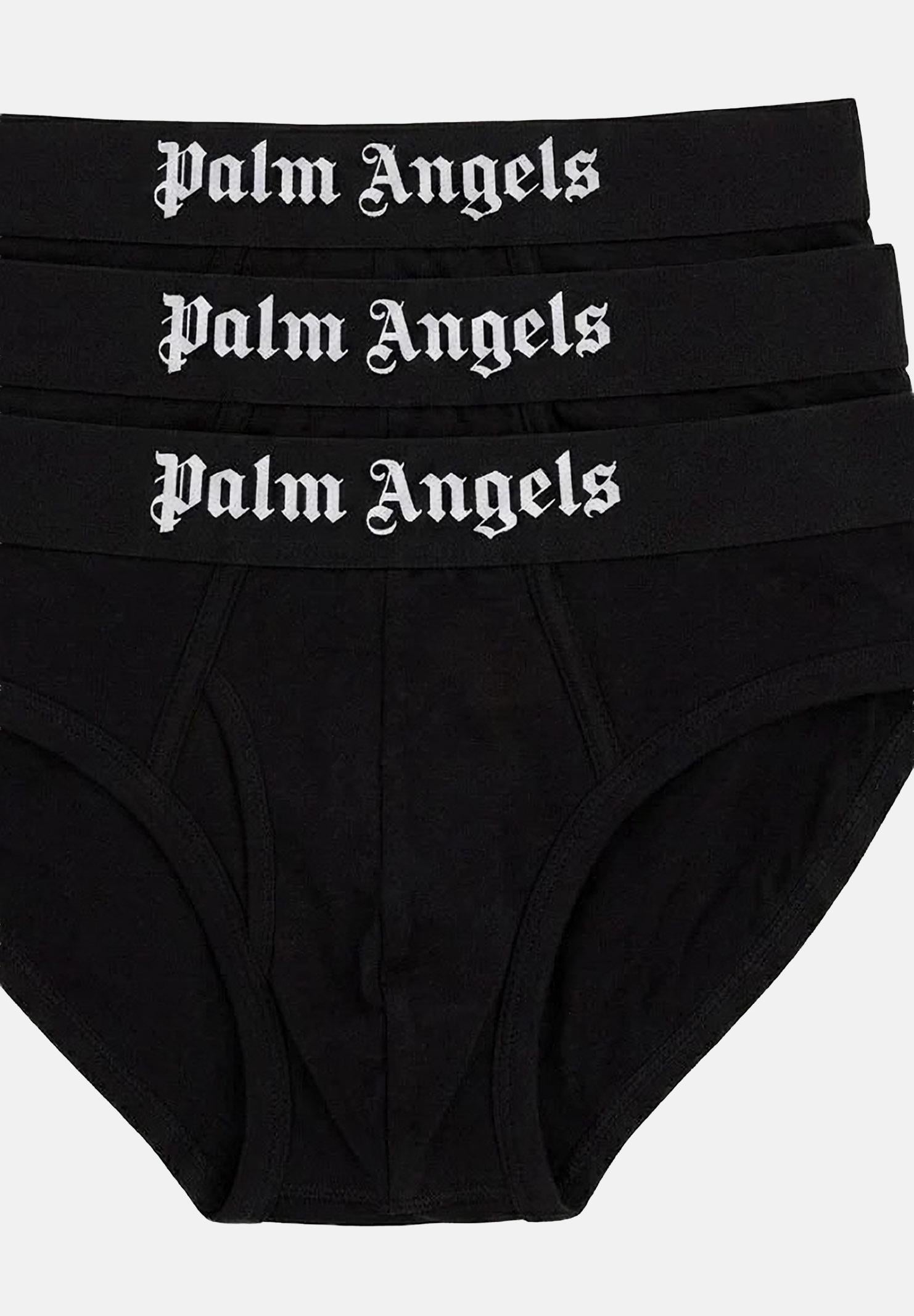 PALM ANGELS Slip (3 paia) neri da uomo PLA1UMBSP01TR BL PALM ANGELS 