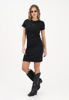 CALVIN KLEIN JEANS Abito corto nero da donna con logo LV047F241G UB1 CALVIN KLEIN JEANS 