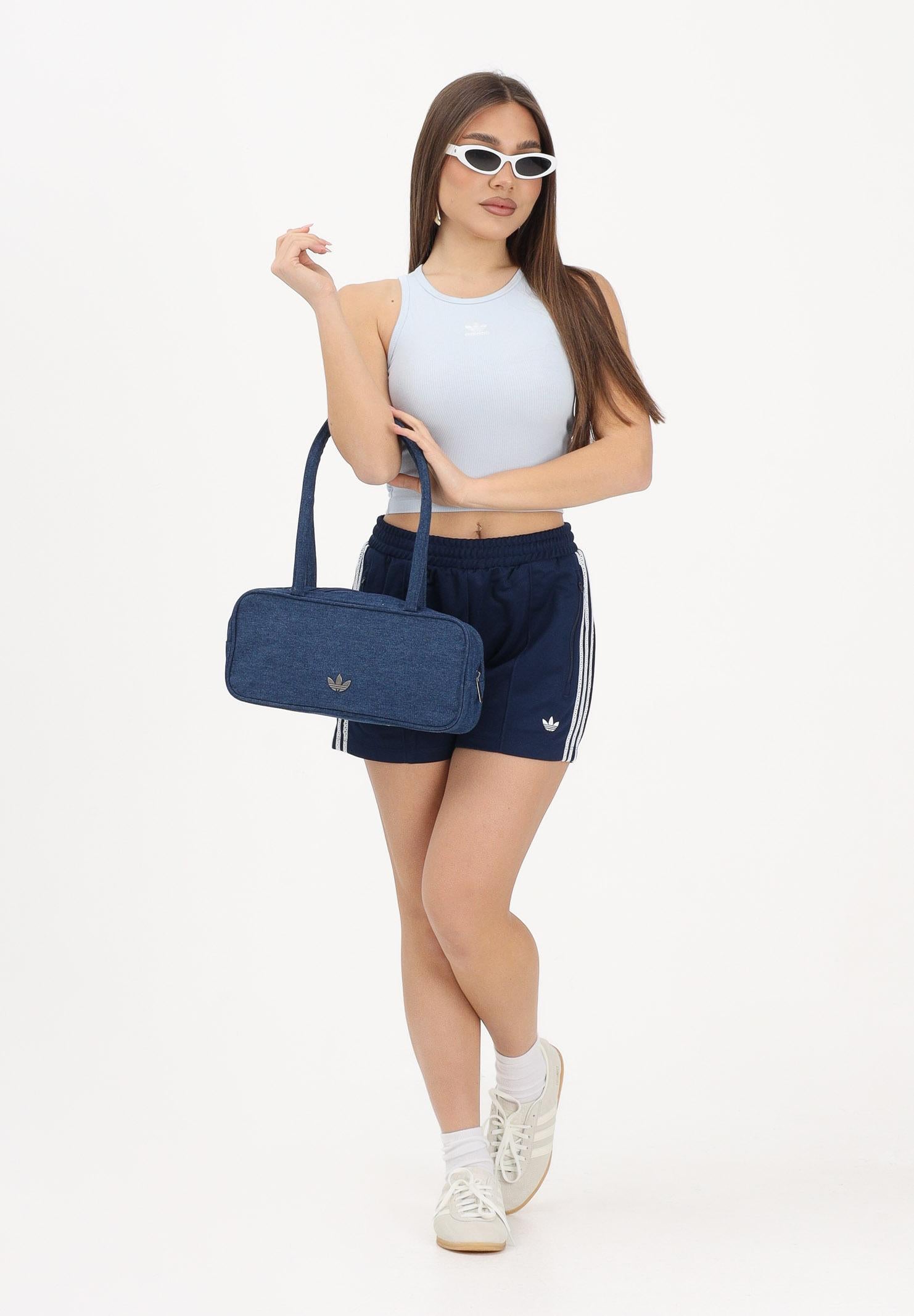 ADIDAS ORIGINALS Shorts sportivo SUMMER GLOW blu da donna KY3168 . ADIDAS ORIGINALS 