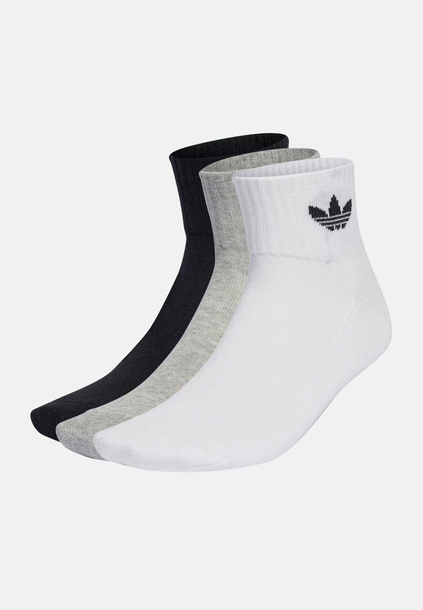 ADIDAS ORIGINALS Calzini Mid (3 paia) multicolore per uomo e donna IJ5612 . ADIDAS ORIGINALS 