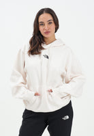 THE NORTH FACE Felpa con cappuccio Essential panna da donna NF0A89ENQLI1 . THE NORTH FACE 