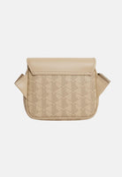 LACOSTE Borsa a tracolla beige per uomo e donna con monogramma The Blend NH3787 R59 LACOSTE 