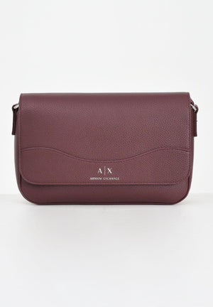 ARMANI EXCHANGE Borsa a tracolla bordeaux da donna con logo 942912CC783 UA343 ARMANI EXCHANGE 