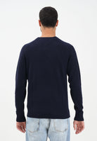 TOMMY HILFIGER Maglioncino girocollo blu da uomo MW0MW36535DW5 . TOMMY HILFIGER 