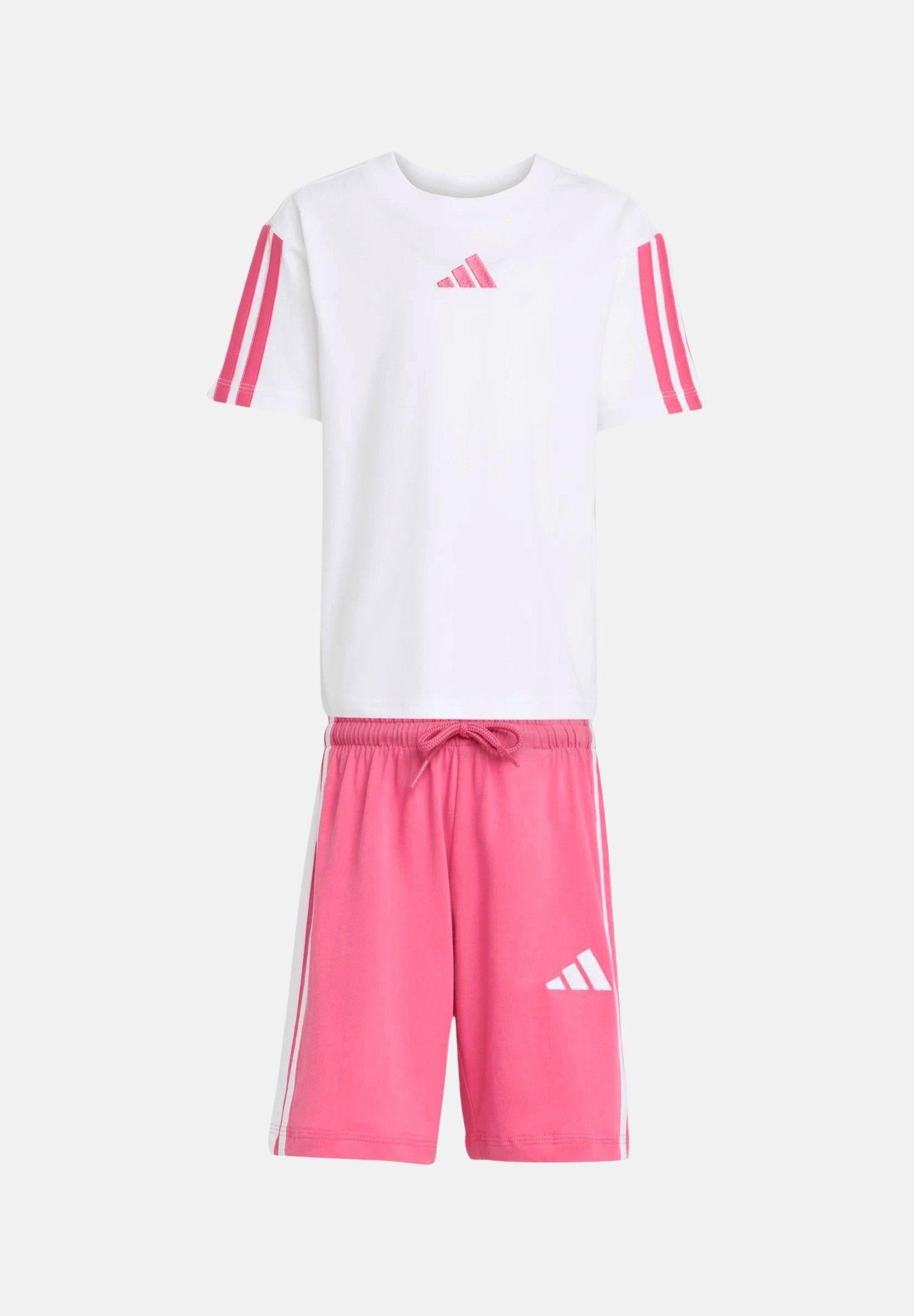 ADIDAS PERFORMANCE Completino Essentials bianco e rosa da bambina KC6147 . ADIDAS PERFORMANCE 