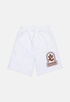 Shorts bianco per bambino e bambina con stampa del logo "Invicta Dsquared2" DQ2908D0AD2-B DQ100 DSQUARED2 