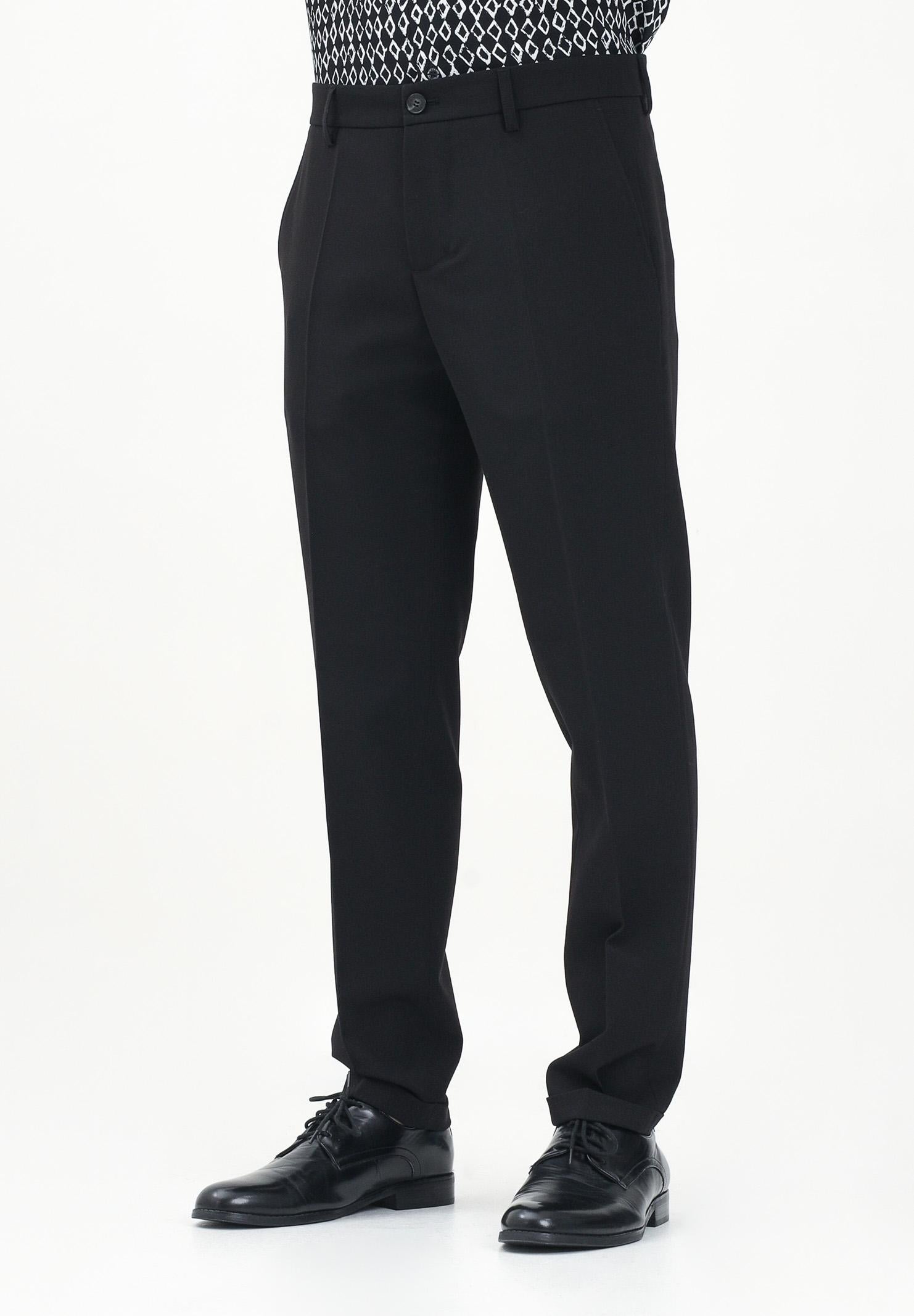 PATRIZIA PEPE Pantalone elegante nero da uomo 5PA429A498 K103 PATRIZIA PEPE 