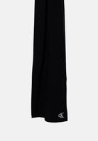 CALVIN KLEIN Sciarpa nera per uomo e donna con logo LV04D8021G UB1 CALVIN KLEIN 