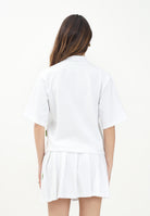 BARROW Polo a manica corta bianca per donna e bambina con smile S5BKJGPO144 002 BARROW 