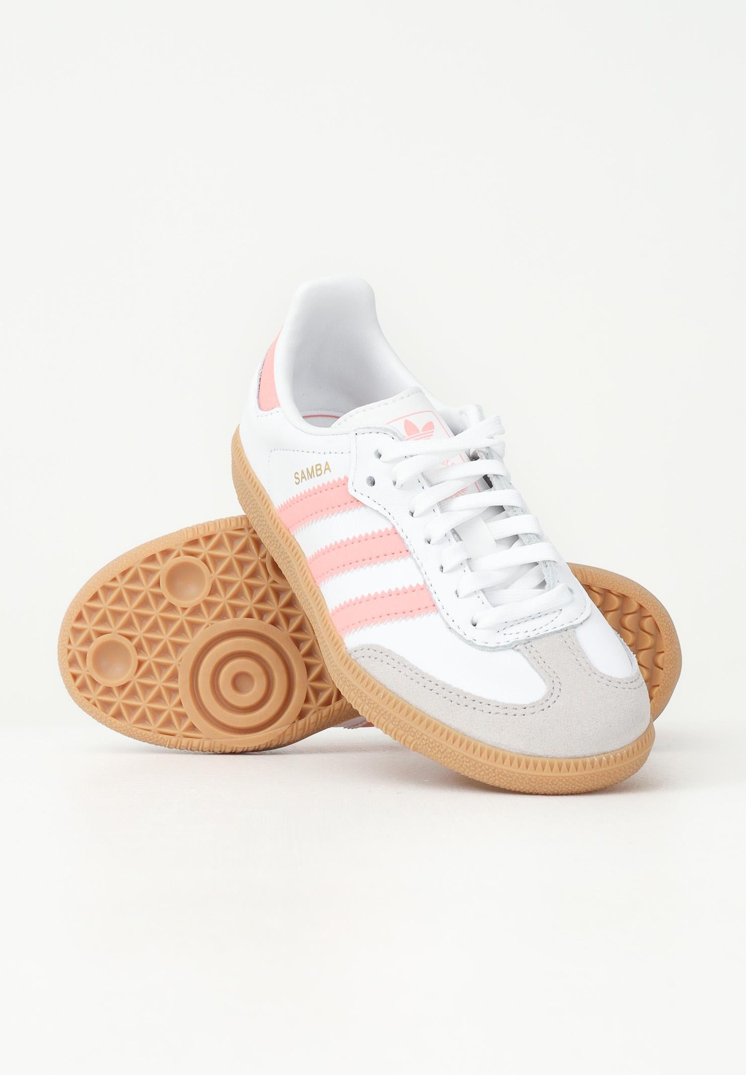ADIDAS ORIGINALS Sneakers Samba OG bianche e rosa da bambina JP5484  ADIDAS ORIGINALS 