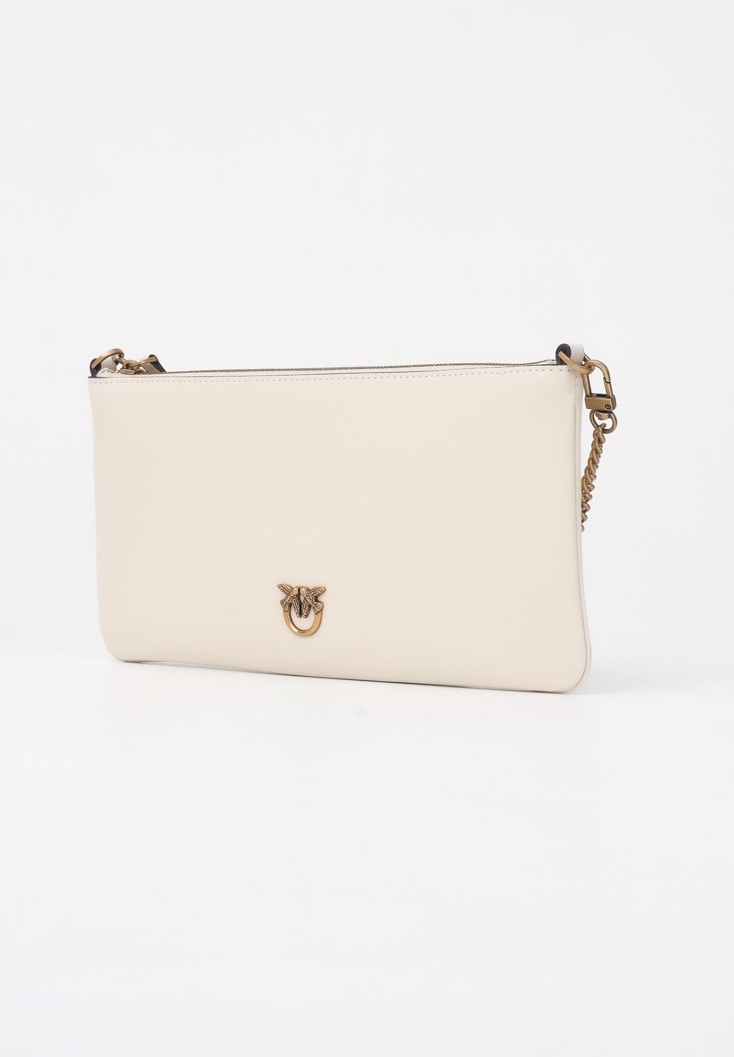 PINKO Pochette Horizontal Flat Bag panna da donna 102747A0F1 Z14Q PINKO 