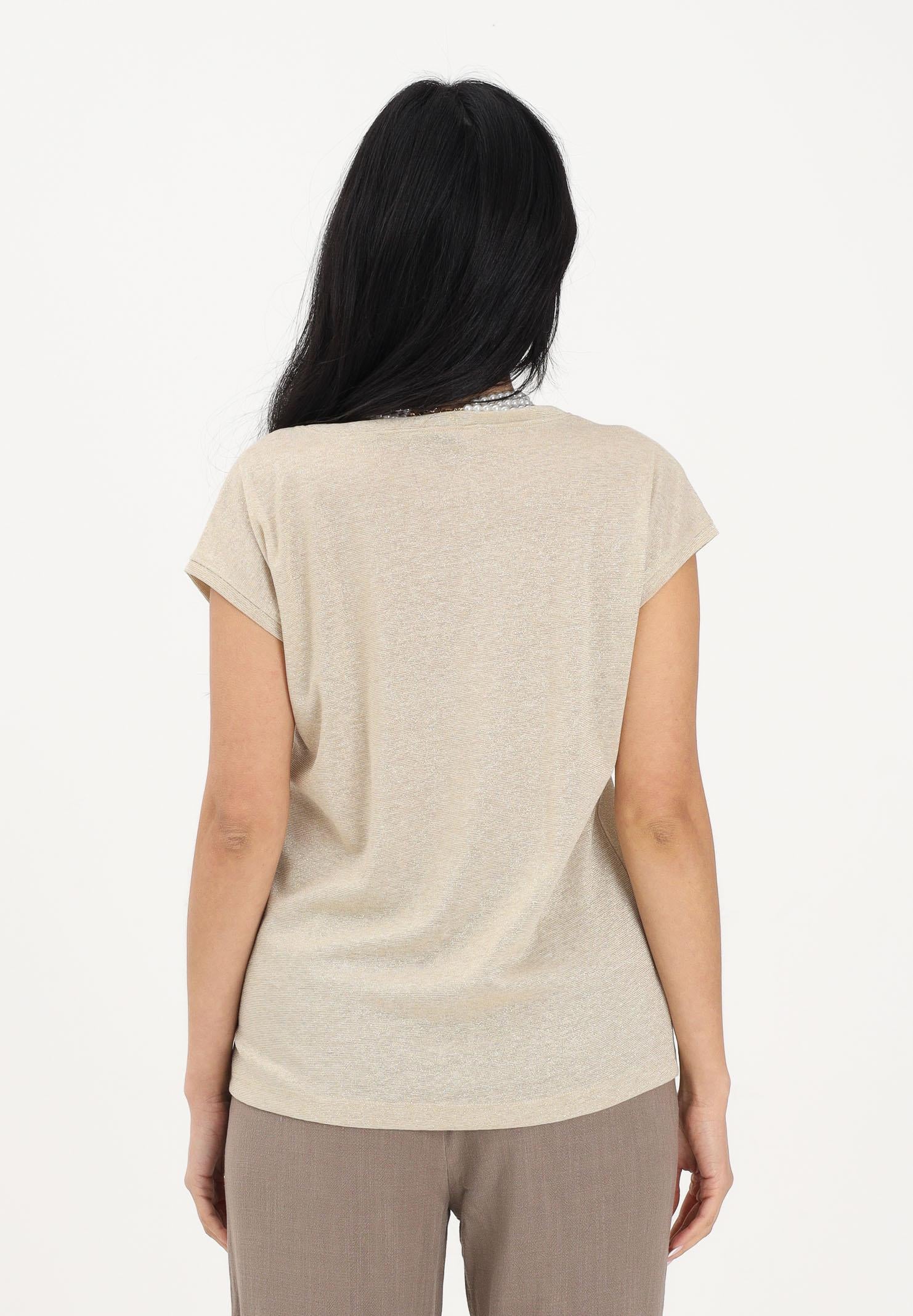 ONLY T-shirt a manica corta oro da donna 15136069 GOCO ONLY 