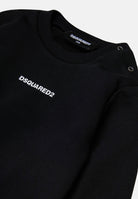 DSQAURED2 Tuta nera da neonato con logo DQ3146D0094 DQ900 DSQUARED2 