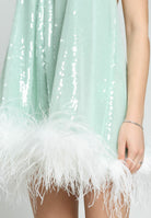 SANTAS Abito corto CUPCAKES verde menta da donna PV25016 VERDE SANTAS 