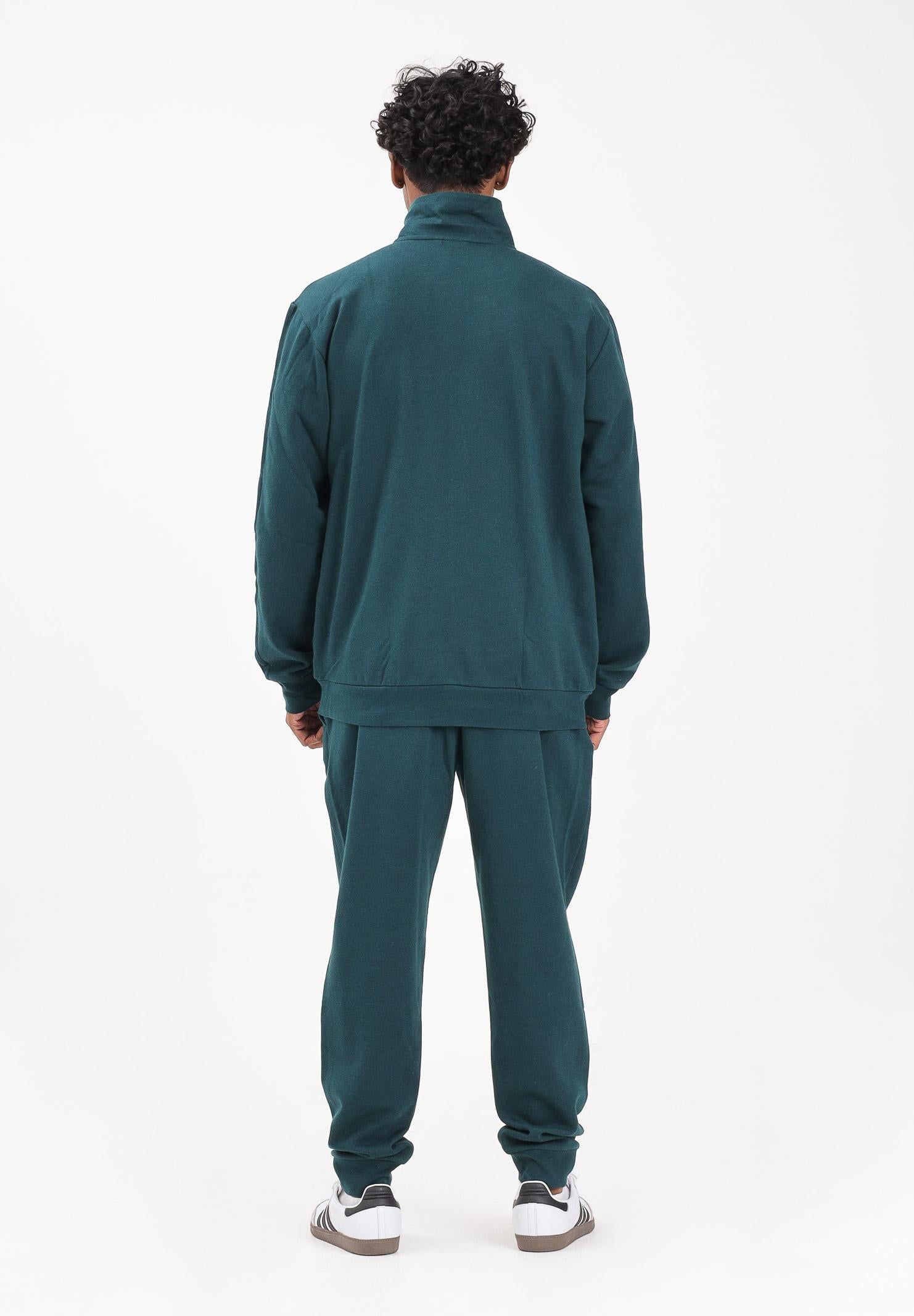 ADIDAS PERFORMANCE Tuta Sportswear Basic 3-Stripes Fleece verde da uomo JX5546  ADIDAS PERFORMANCE 