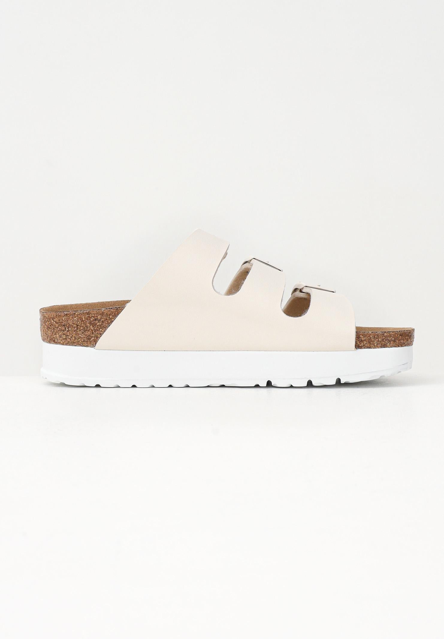 BIRKENSTOCK Ciabatte Florida III PAP Flex Platform panna da donna 1029751 . BIRKENSTOCK 