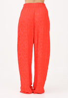 PINKO Pantalone arancione da donna in jacquard floreale 106802A3AN A99 PINKO 