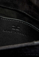ELISABETTA FRANCHI Pochette nera da donna realizzata in suede BS64A61E2 110 ELISABETTA FRANCHI 