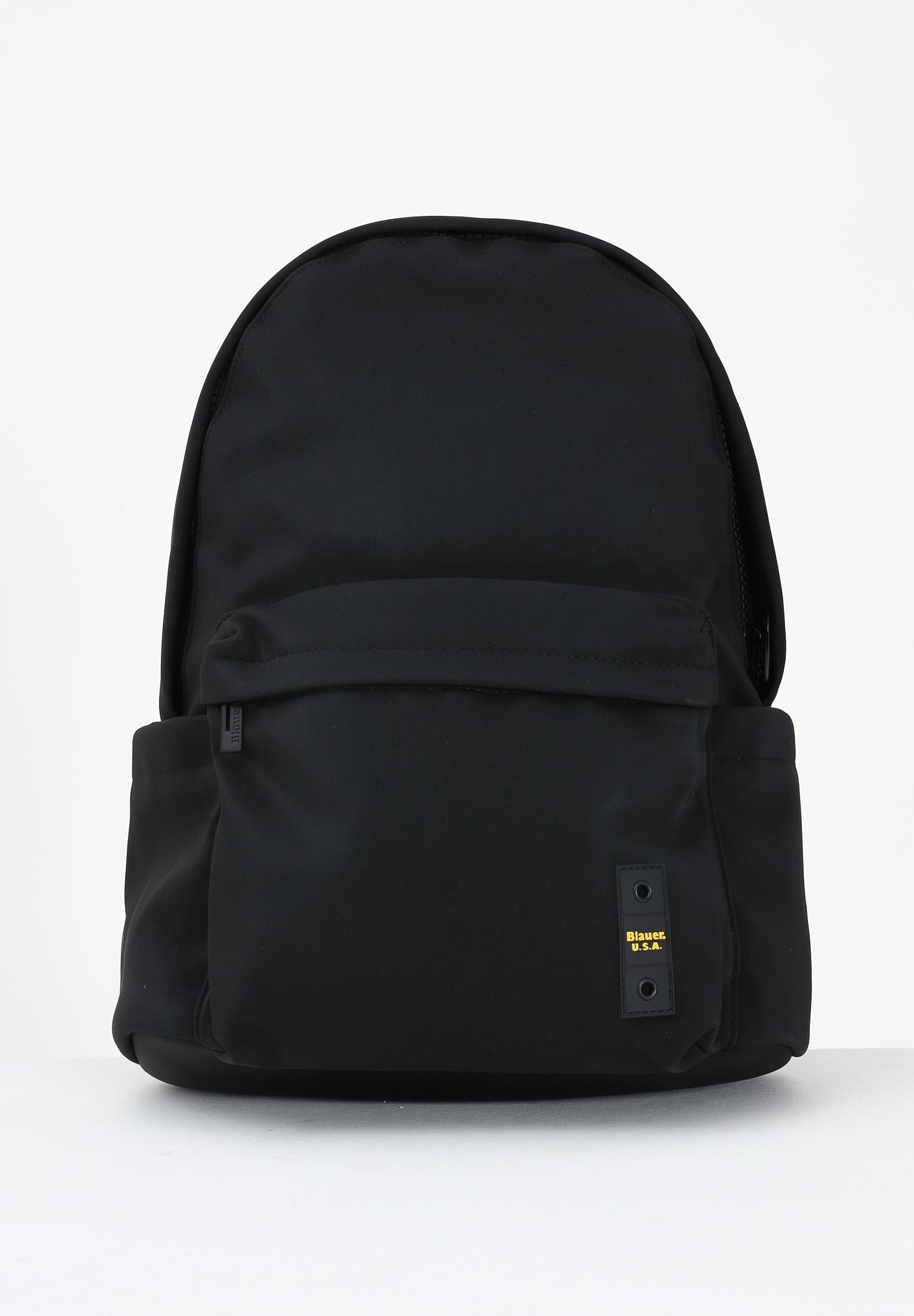 BLAUER Zaino nero per uomo e donna con logo F5NAPER05COA BLK BLAUER 