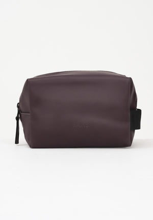 RAINS Pochette Wash Bag Small bordeaux per uomo e donna RA15580 DEP RAINS 