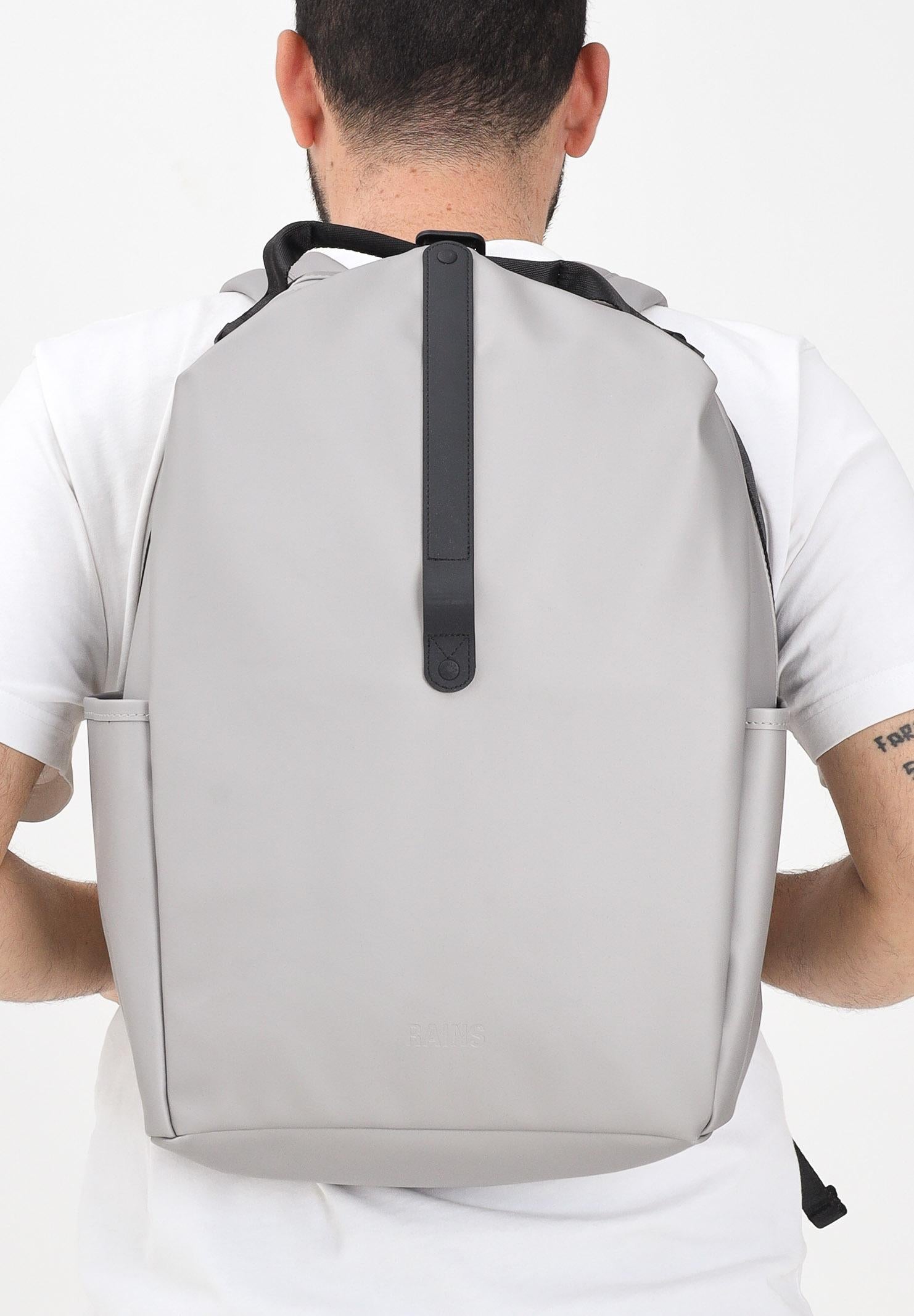 RAINS Zaino Clip Front grigio per uomo e donna RA14890 NBS RAINS 