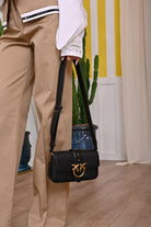PINKO Borsa a tracolla Love Bag Slouchy nera da donna 104524A0QO Z99Q PINKO 